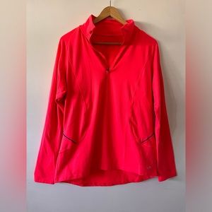 C9 by Champion Target brand neon pink quarter zip reflective size large